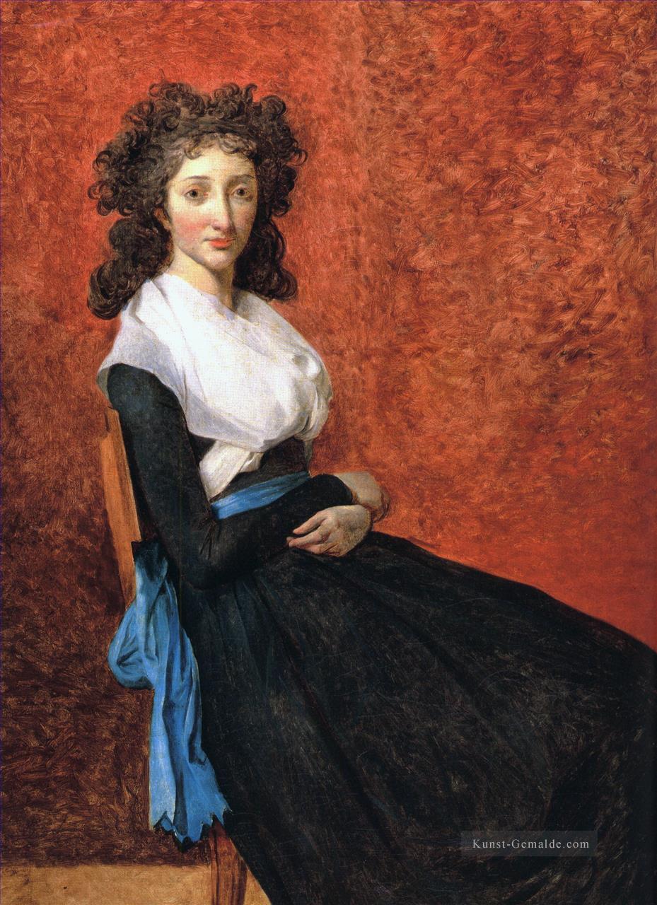 Porträt von Louise Trudaine Neoklassizismus Jacques Louis David Ölgemälde